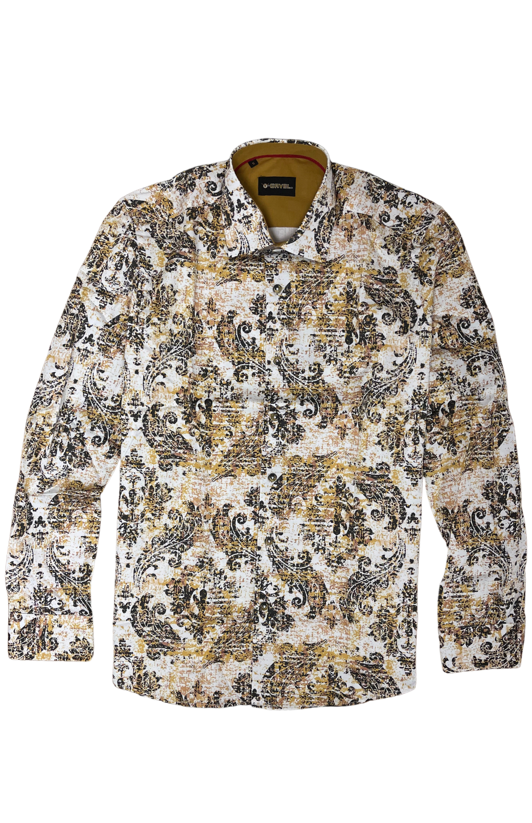 RODEO WESTERN SHIRTS BROWN WHITE PAISLEY