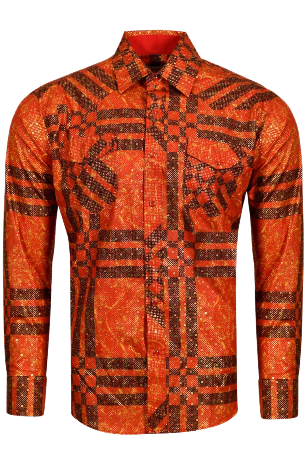 red and gold mens dress shirt Gold Embroidered Wine Red Dress Shirt for Men