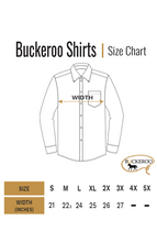 Load image into Gallery viewer, BUCKEROO SHIRTS: WHITE GUITAR GOLD HORSE PEARL SNAP
